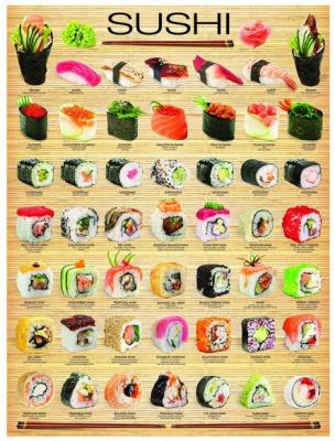 EuroGraphics EG60000597 - Puzzle &agrave; sushis (1000 pi&egrave;ces)