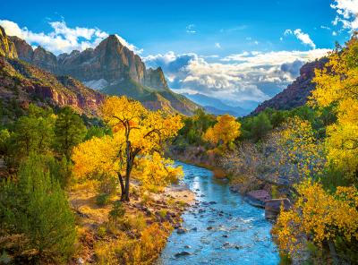 Puzzle Zion National Park en Automne, USA Castorland