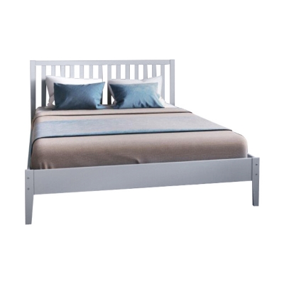 Lit PARKER 140x190 / Blanc/ 196x147x90 cm