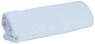 Tapis de bain Enzo 54 x 64 cm Neige