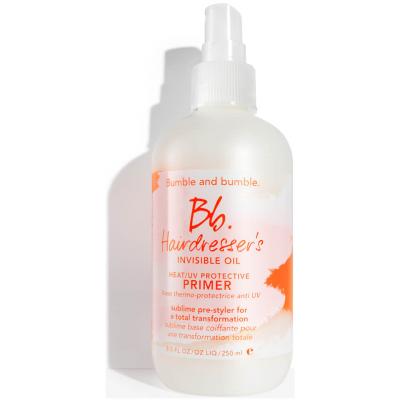 Base protectrice&nbsp;contre la chaleur/UV&nbsp;Bumble and bumble Hairdressers Invisible Oil&nbsp;250ml