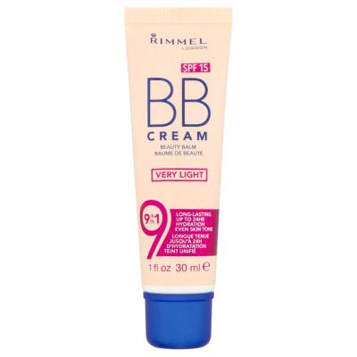 Rimmel - Bb Cr&egrave;me - 9-en-1 - Texture L&eacute;g&egrave;re - 000 Very Light - 30ml