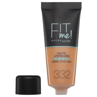 Maybelline Fit Me Mat+Base sans pores 323 Caramel dor&eacute;