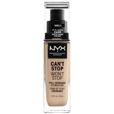 Nyx Can&acute;t Stop Won&acute;t Stop Full Coverage Foundation Vanilla 30ml