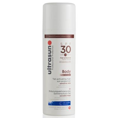 Ultrasun Body Activateur de Bronzage Peaux Sensibles SPF 30 150ml