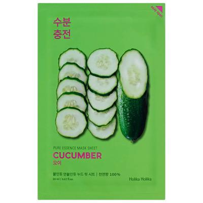 Holika Holika - pure Essence, Feuille de masque - Concombre - 1pi&egrave;ce