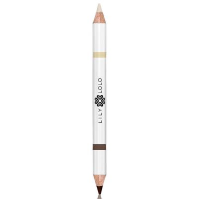 Lily Lolo Brow Duo Pencil Crayon Pour Sourcils Teinte Medium 1,5 G