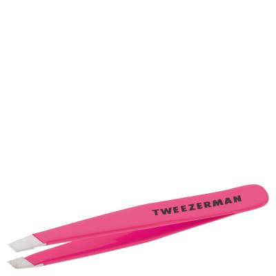 Tweezerman Mini Pince &agrave; Epiler Pointes Obliques Rose Tweezerman