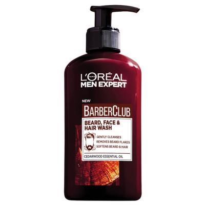 L'Or&eacute;al Paris Men Expert Barber Club Beard, Face & Hair Wash 200ml