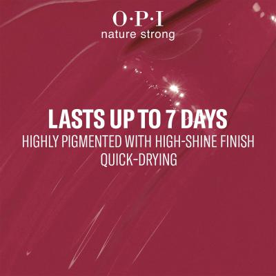 OPI Nature Strong Vernis &agrave; Ongles Vegan L1D Give a Garnet