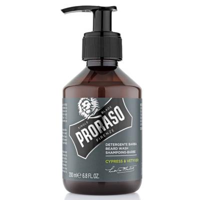 Proraso Shampoing Monolame pour Barbe et Moustache cypr&egrave;s et v&eacute;tiver