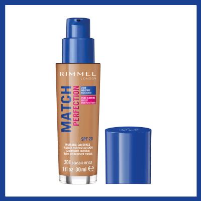 Base de maquillage liquide match perfection rimmel london