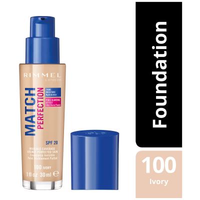 Rimmel&nbsp;Match Perfection Fond de teint &nbsp;(diverses teintes) - Ivory