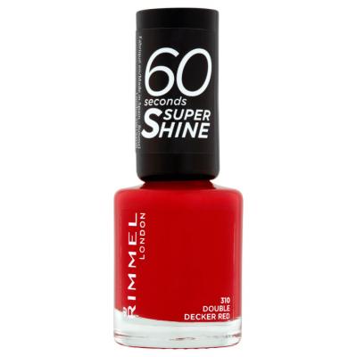 Rimmel 60 Seconds Super Shine vernis &agrave; ongles teinte 310 Double Decker Red 8 ml