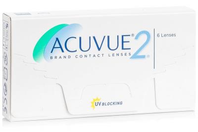 Acuvue 2 6 pi&egrave;ces (+0.50), Lentilles bi-mensuelles, Lentilles de contact, Johnson & Johnson