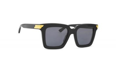 Bottega Veneta Lunettes de Soleil BV1005S Black/Grey 53/21/145 femme