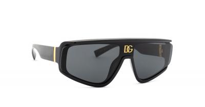 Lunettes de soleil Dolce & gabbana Dg6177 col. 501/87 Hommes Carr&eacute; Noir