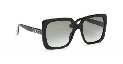 Gucci Eyewear lunettes de soleil &agrave; monture rectangulaire - Noir