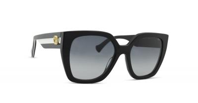 Gucci Lunettes de Soleil GG1300S Black/Grey Shaded 55/19/145 femme