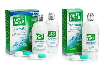 Solution pour lentilles de contact Opti-Free Puremoist Pack 3x300ml