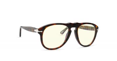 Lunettes de soleil Persol Po0649 col. 24/bl Hommes Pilot Havana