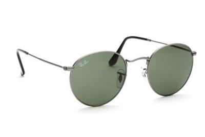 Lunettes de soleil Ray-Ban Round Metal Gunmetal Mat G-15 XLT