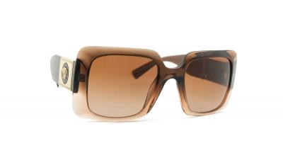 Lunettes de soleil Versace Ve4405 col. 533213 Femme Carr&eacute; Maron