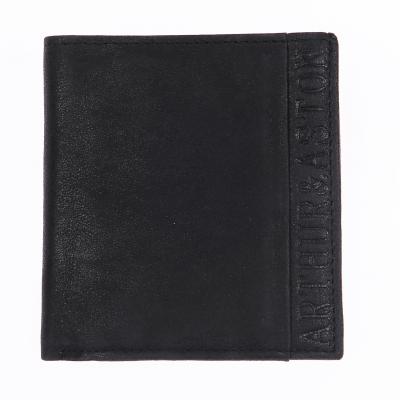 ARTHUR & ASTON Porte-monnaie Cuir Arthur & Aston Noir