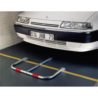 Barri&egrave;re De Parking Rabattable Mottez M&eacute;tal Gris/rouge &Oslash;38mm