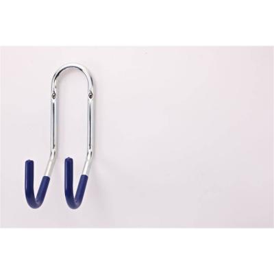 Presentoir-support velo mural pour 1 velo a crochet fixation guidon