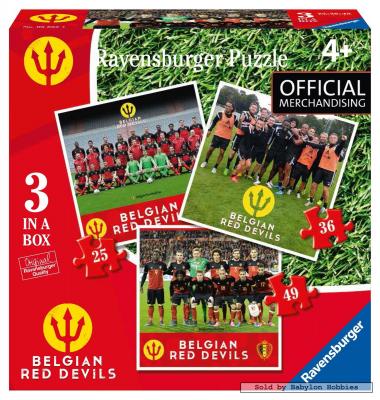 3 Puzzles - Les Diables Rouges 2016 Ravensburger