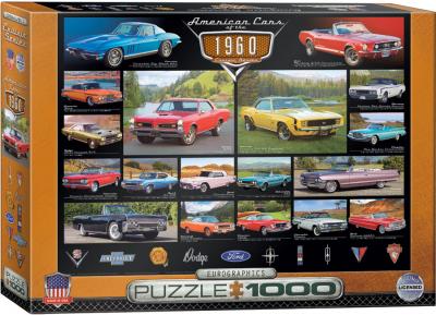 Eurographics Puzzle 1000P Voitures Am&eacute;ricaine EUROGRAPHICS- - Puzzle