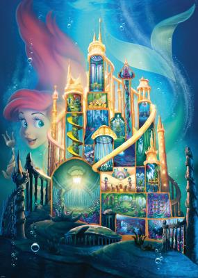 Puzzle Ariel Ch&acirc;teaux Disney 1000 Pi&egrave;ces Noir