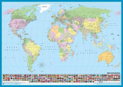 Puzzle Carte du Monde (en Turc) KS Games