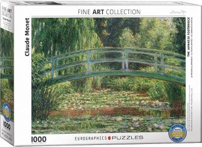 Puzzle 1000 pieces : La passerelle japonaise, Claude Monet