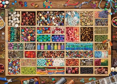 Puzzle 1000 pi&egrave;ces : collection de perles