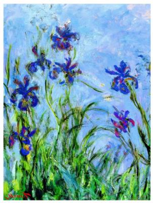 EuroGraphics Iris par Claude Monet Puzzle (1000&nbsp;pi&egrave;ces)