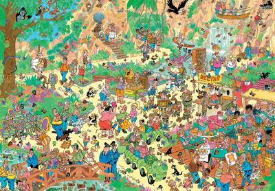 Puzzle Jan van Haasteren - Joyeux Papillons Jumbo