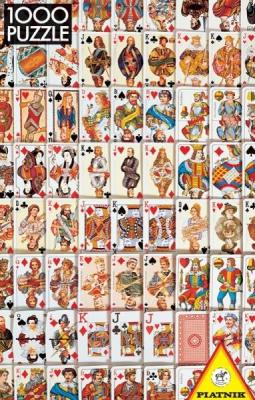 Puzzle 1000 pi&egrave;ces - jeu de cartes