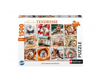 Puzzle 1500 pieces : Photo animaux mignons - Neuf