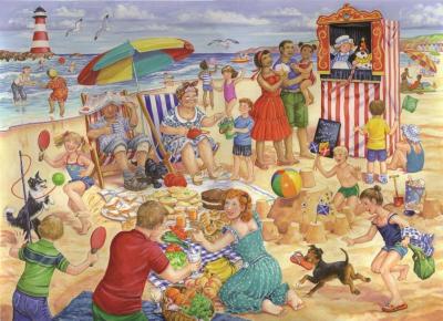 Puzzle Pi&egrave;ces XXL - Au Bord de la Mer HOP - House of Puzzles