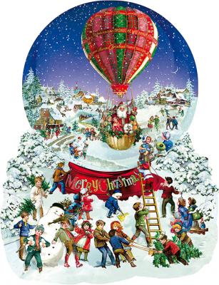 Puzzle Pi&egrave;ces XXL - Barbara Behr - Old Fashioned Snow Globe