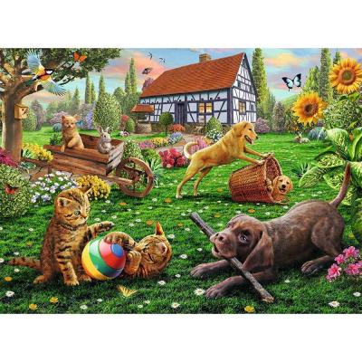 Puzzle 200 Pi&egrave;ces : Pi&egrave;ces XXL - Explorateurs &agrave; 4 Pattes,
