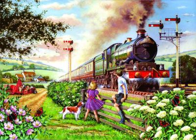 Puzzle Pi&egrave;ces XXL - Railway Children HOP - House of Puzzles