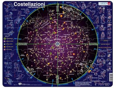 Puzzle Cadre - Carte des Constellations (en Allemand)