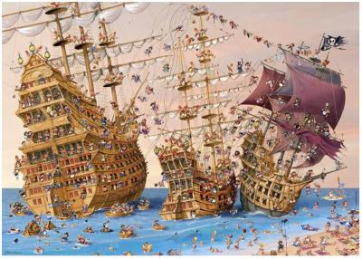 Puzzle 1000 Pi&egrave;ces : Ruyer : Corsaires, Heye