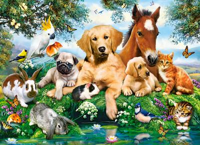 Puzzle 200 pi&egrave;ces : Copains d'&eacute;t&eacute; aille Unique Coloris Unique