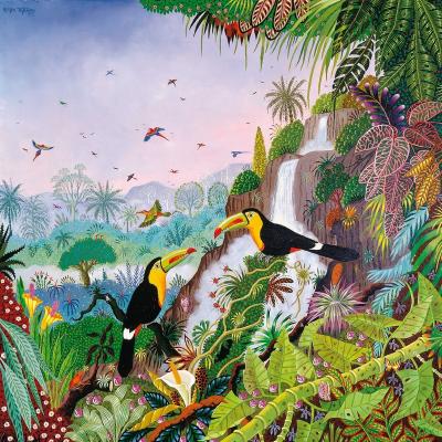Puzzle 350 pi&egrave;ces TOUCANS A CARENE Puzzle Michele Wilson Multicolore