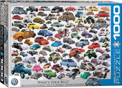 Eurographics ""VW Beetle vous ne Yours (Puzzle 1000p, multicolore)