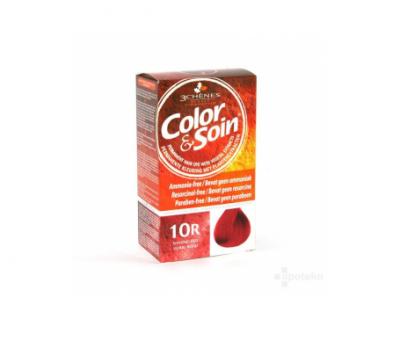 LES 3 CH&Ecirc;NES Color&soin n&deg;10R rouge flamboyant